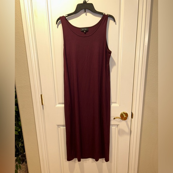 Mia Wear Plum Sleeveless Maxi Dress. Size Medium. - Picture 1 of 5